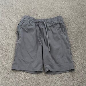 Men's Gray Performance Drawstring Shorts